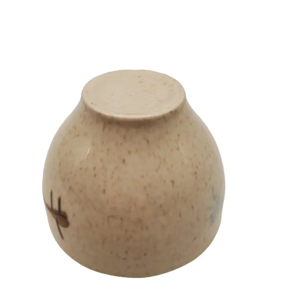 Red Wing Pottery‎ Lute Song Sugar Bowl NO LID Vintage Kitchen Ceramic Jar MCM